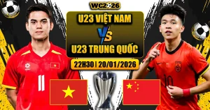 U23 Việt Nam vs U23 Trung Quốc